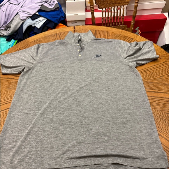 Peter Millar Anaheim Ducks Light Gray Polo Shirt